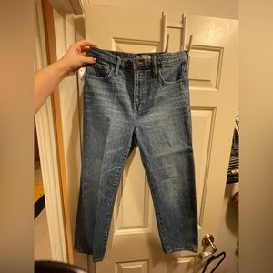 madewell classic straight jean